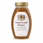 Buzzberry Farms Sourwood Honey, 1 lb glass jar