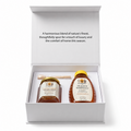 Buzzberry Farms Holiday Honey Gift Box with Local Wildflower cut comb honey and Mountain Wildflower honey