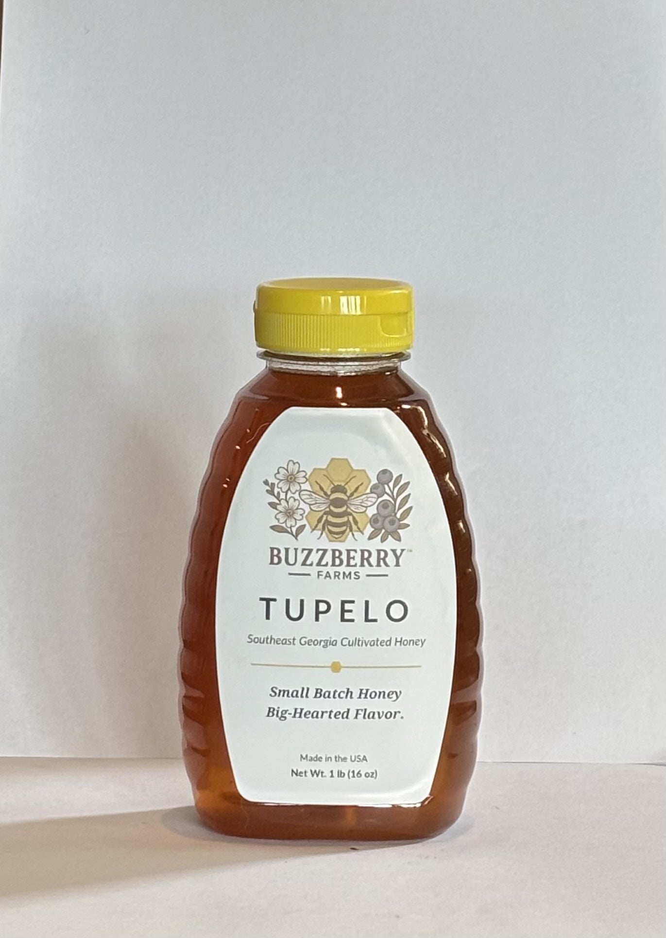 Buzzberry Farms Tupelo Honey, 1 lb squeeze bottle